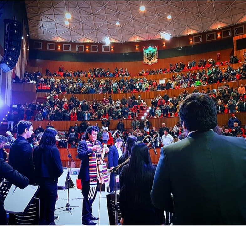 Sinfonía Andina colmó el teatro